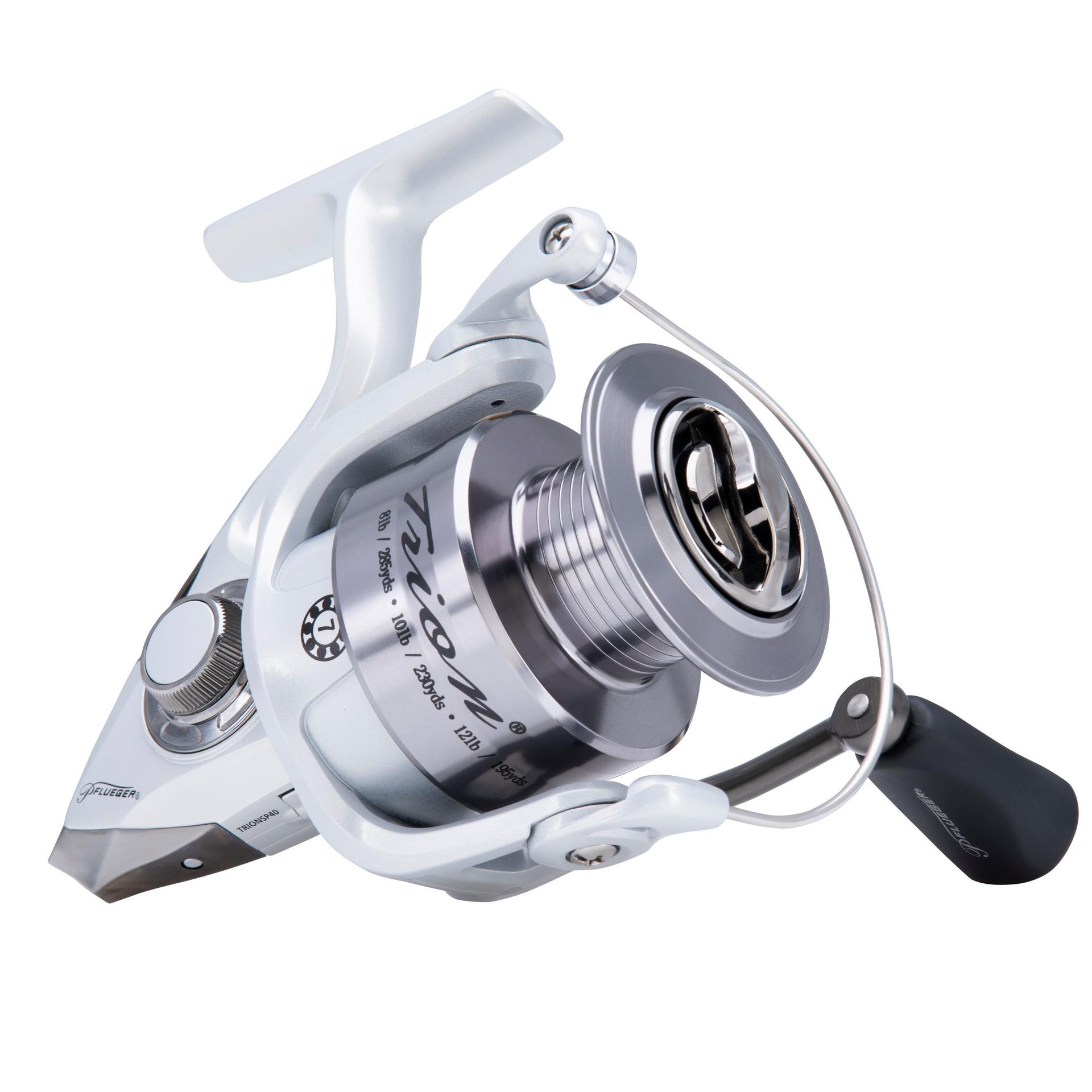 details pflueger trion spinning fishing reel and Fenwick HMG Ice Rod Combo, 28" The reel features a smooth 2 Pflueger Trion Spinning Reel