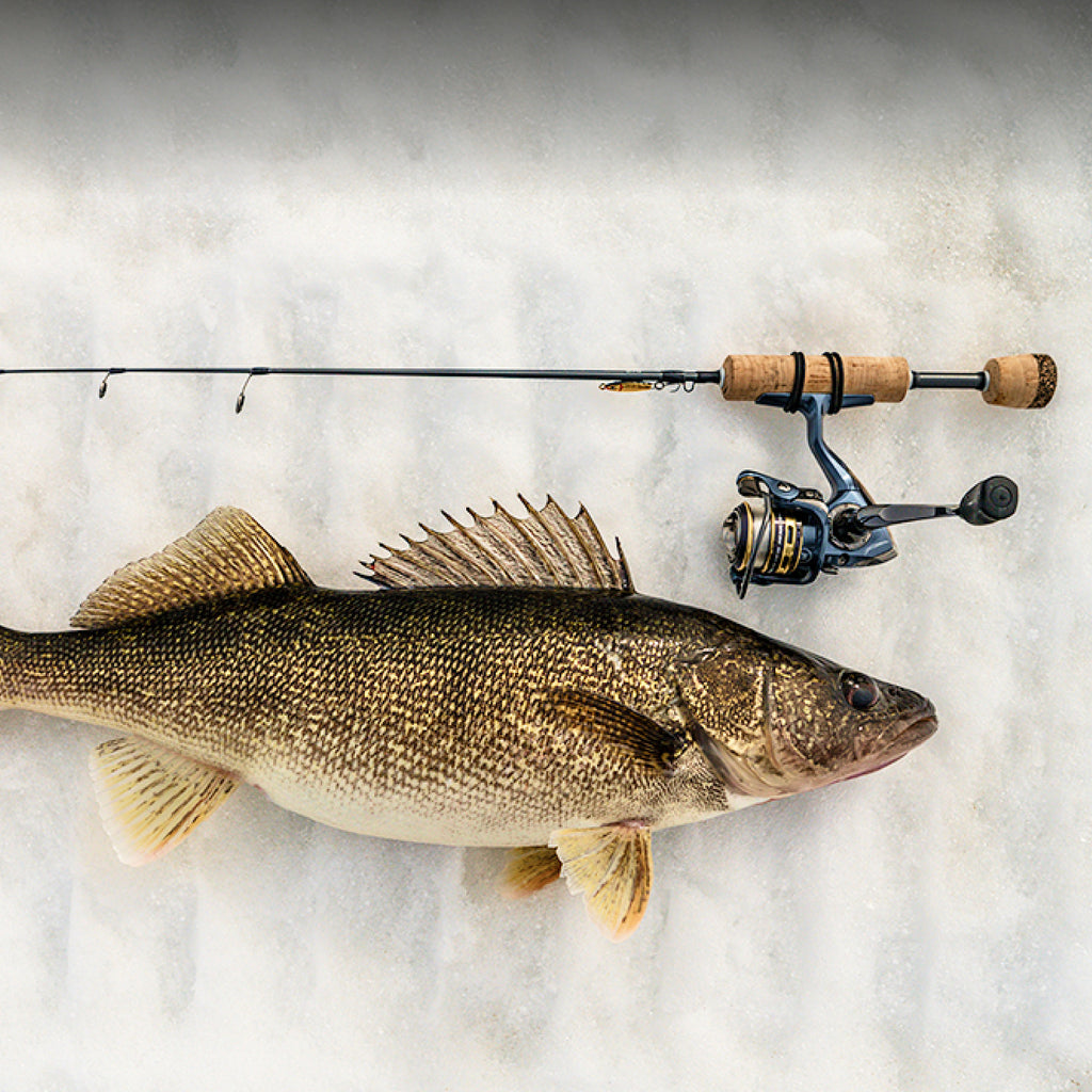 Master the Ice with Pflueger Rods & Combos